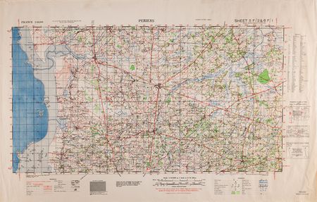Lot #413 World War II (4) Maps of France - Image 4