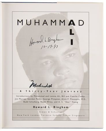 Lot #948 Muhammad Ali Signed Book - A Thirty Year Journey - Image 4