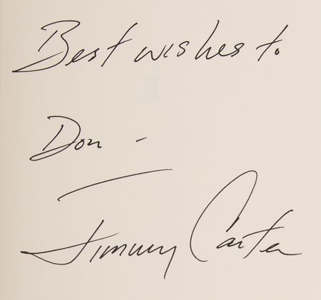 Lot #48 Jimmy Carter Signed Book - A Full Life - Image 2