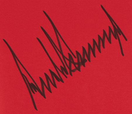 Lot #135 Donald Trump Signed Book - Letters to Trump - Huge Signature - Image 2