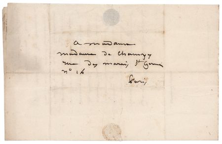 Lot #670 David d'Angers Autograph Letter Signed - Image 2