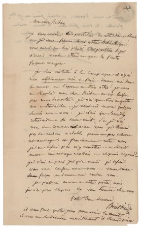 Lot #761 Francois-Adrien Boieldieu Autograph Letter Signed - Image 1