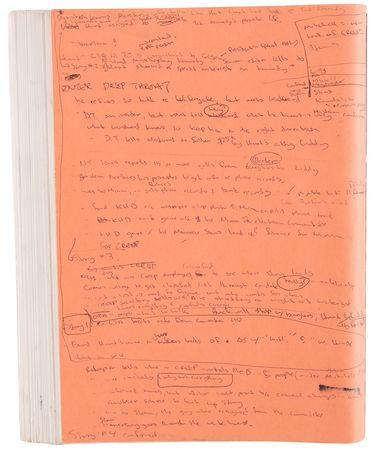 Lot #786 All the President's Men: Early-Stage Screenplay by William Goldman - Image 3