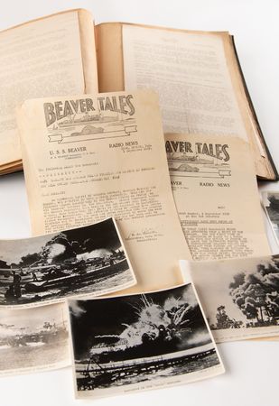 Lot #404 Pearl Harbor Attack: Naval Archive of News Flashes, Bulletins, and Photographs - Image 1