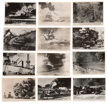 Lot #404 Pearl Harbor Attack: Naval Archive of News Flashes, Bulletins, and Photographs - Image 4