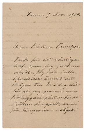 Lot #734 Selma Lagerlof Autograph Letter Signed: 