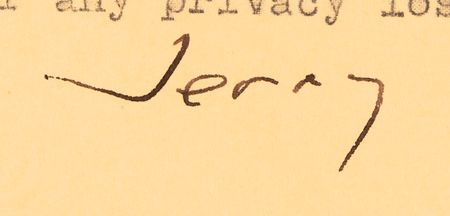 Lot #709 J. D. Salinger Typed Letter Signed on Mixed Identity, Boarding Schools, and His Desire for Privacy: 