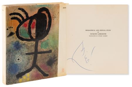 Lot #676 Joan Miro Signed Book - Miro - Image 1