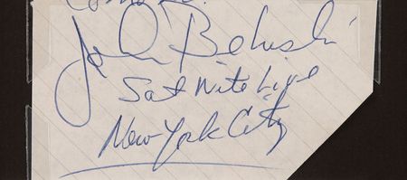 Lot #774 John Belushi Signature - 