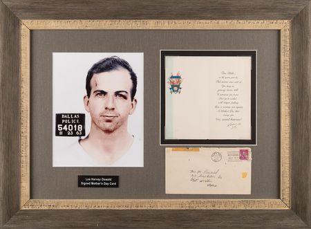 Lot #241 Lee Harvey Oswald Signed Mother's Day
