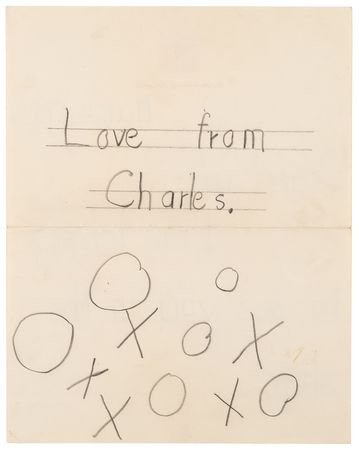 Lot #181 King Charles III Early Autograph Letter Signed as a 5-Year-Old Prince, Missing His Parents While They Toured Australia in 1954 - Image 3