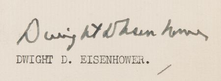 Lot #362 Dwight D. Eisenhower Historic WWII-Dated Typed Letter Signed on D-Day Success, Looking Forward to the 