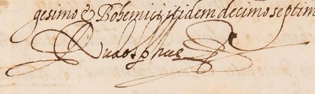 Lot #186 Rudolf II, Holy Roman Emperor Rare Letter Signed (September 15, 1592) - Cosigned by Johann Barwitz and Jacob von Kurz Senftenau, Noted Champions of Astronomers Tycho Brahe and Johannes Kepler - Image 3
