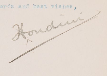 Lot #780 Harry Houdini Content-Rich Typed Letter Signed on Mediumship - Image 2