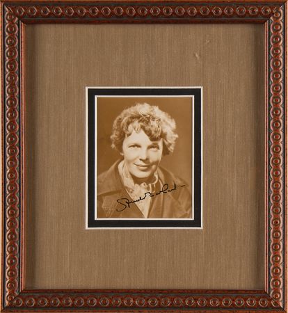 Lot #577 Amelia Earhart  Signed Photograph - Image 1