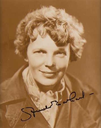 Lot #577 Amelia Earhart  Signed Photograph - Image 2