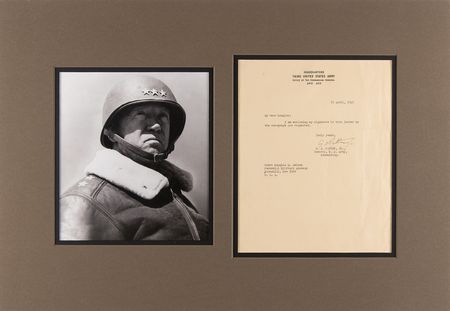 Lot #402 George S. Patton Typed Letter Signed - Image 1
