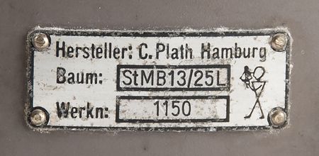 Lot #976 WWII German Kriegsmarine Ship Deck Binnacle/Compass - Image 8