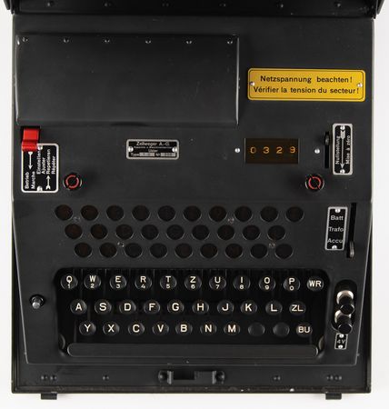 Lot #978 Swiss NEMA Model 45 Cipher Machine - Successor to Enigma - Image 3