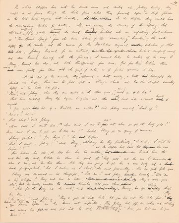 Lot #8024 Bret Harte Autograph Manuscript Signed for The Youngest Prospector in Calaveras - Image 11