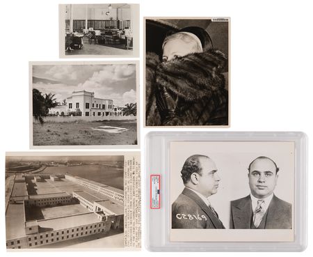 Lot #8106 Al Capone: (5) Photographs of Capone, Residences, and Wife - Image 1