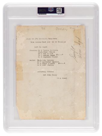 Lot #8100 Al Capone and Gangsters Original Photograph - PSA Type I - Image 2