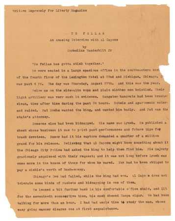 Lot #8107 Al Capone Signature - Obtained at the Lexington Hotel in Chicago (August 27, 1931) - Image 4