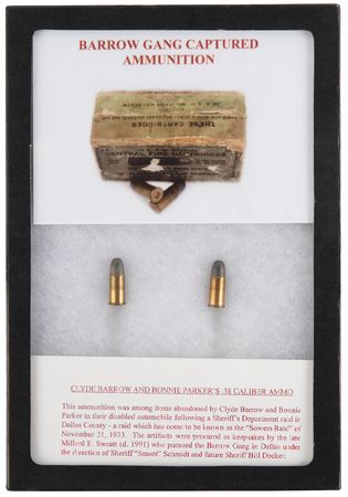 Lot #8116 Bonnie and Clyde (2) .38 Caliber Bullets Recovered from Their Stolen 1933 Ford Model B - Image 2