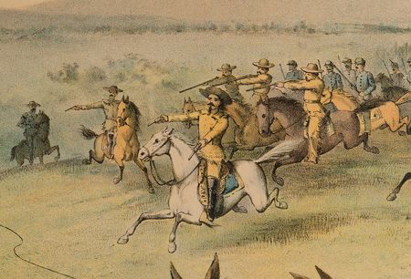 Lot #8018 William F. 'Buffalo Bill' Cody Original Promotional Lithograph - ?Buffalo Bill?s Wild West and Congress of Rough Riders of the World? (Ca. 1893) - Image 5