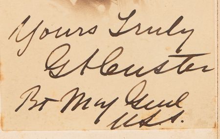 Lot #8015 George A. Custer Signed Photograph - CDV by Mathew Brady - Image 2