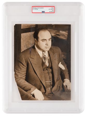 Lot #8109 Al Capone Original 'Type I' Photograph