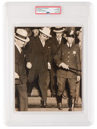 Lot #8110 Al Capone Original 'Type I' Photograph