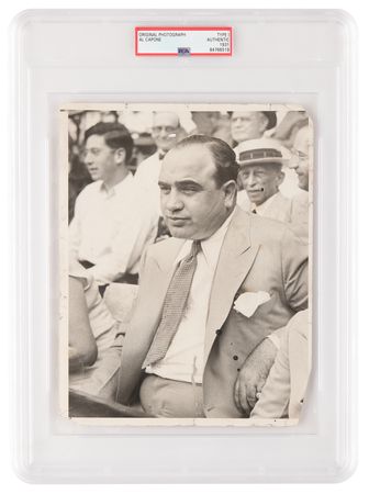 Lot #8111 Al Capone Original 'Type I' Photograph