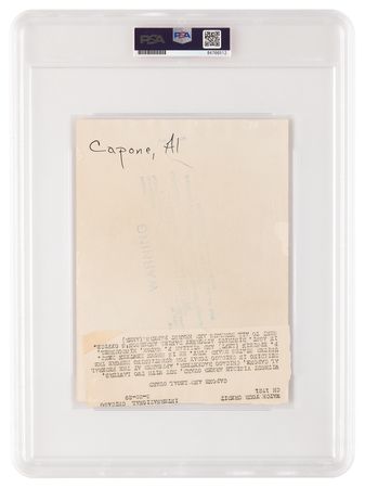 Lot #8104 Al Capone Original 'Type I' Photograph (1929) - Image 2