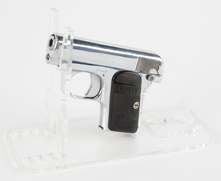 Lot #8120 Bonnie Parker's Colt .25 Model 1908 Vest Pocket Pistol, Recovered from Her Purse at the Scene of Her Death - Image 1