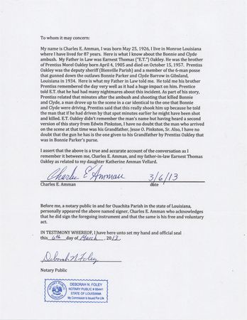 Lot #8120 Bonnie Parker's Colt .25 Model 1908 Vest Pocket Pistol, Recovered from Her Purse at the Scene of Her Death - Image 10