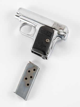 Lot #8120 Bonnie Parker's Colt .25 Model 1908 Vest Pocket Pistol, Recovered from Her Purse at the Scene of Her Death - Image 4