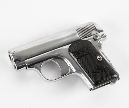 Lot #8120 Bonnie Parker's Colt .25 Model 1908 Vest Pocket Pistol, Recovered from Her Purse at the Scene of Her Death - Image 5