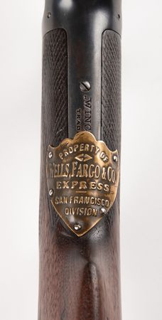 Lot #8026 Winchester Model 1901 10-Gauge Shotgun (Wells Fargo Tribute) - Image 3