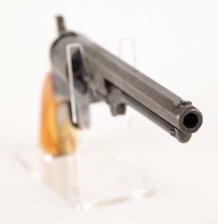 Lot #8010 Factory-Engraved Presentation Colt 1851 Navy Revolver Given by Samuel Colt to Legendary Texas Ranger John Coffee Hays, Serial No. 98229 - Image 4