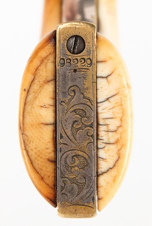 Lot #8010 Factory-Engraved Presentation Colt 1851 Navy Revolver Given by Samuel Colt to Legendary Texas Ranger John Coffee Hays, Serial No. 98229 - Image 5