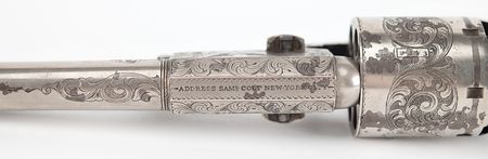 Lot #8008 ?Defender of Texas? Samuel Colt?s Presentation Dragoon Revolver to Texas Ranger John Coffee Hays, Engraved by Louis D. Nimschke, his earliest known work, Serial No. 9343 - Image 12
