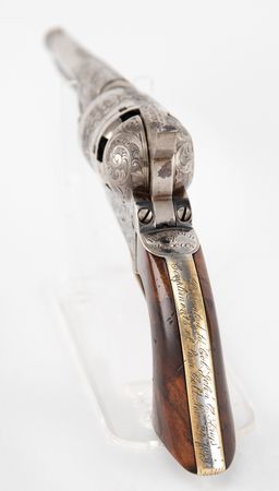 Lot #8008 ?Defender of Texas? Samuel Colt?s Presentation Dragoon Revolver to Texas Ranger John Coffee Hays, Engraved by Louis D. Nimschke, his earliest known work, Serial No. 9343 - Image 4