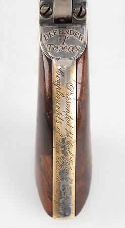 Lot #8008 ?Defender of Texas? Samuel Colt?s Presentation Dragoon Revolver to Texas Ranger John Coffee Hays, Engraved by Louis D. Nimschke, his earliest known work, Serial No. 9343 - Image 6