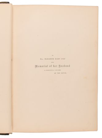 Lot #8031 [Samuel Colt] Armsmear: The Home, the Arm, and the Armory of Samuel Colt: A Memorial - Rare First Edition Book (1866) - Image 7