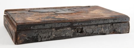 Lot #8034 Colt Armory Double 1860 Army Presentation Case - A Charred Relic Salvaged from the Office of Vice President Richard Jarvis, Presented to Him by Company Founder Samuel Colt - Image 5
