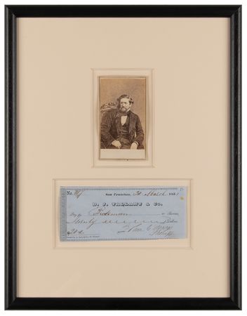 Lot #8009 John Coffee Hays Rare Signed Check - Image 1