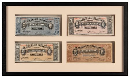 Lot #8098 Mexican Revolution Currency of (4) State of Chihuahua Banknotes - Image 1