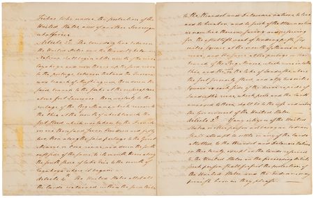 Lot #8063 Charles Thomson Autograph Document Signed - The Treaty of Fort McIntosh - A Key to Western Expansion - Image 2