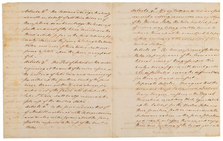 Lot #8063 Charles Thomson Autograph Document Signed - The Treaty of Fort McIntosh - A Key to Western Expansion - Image 3